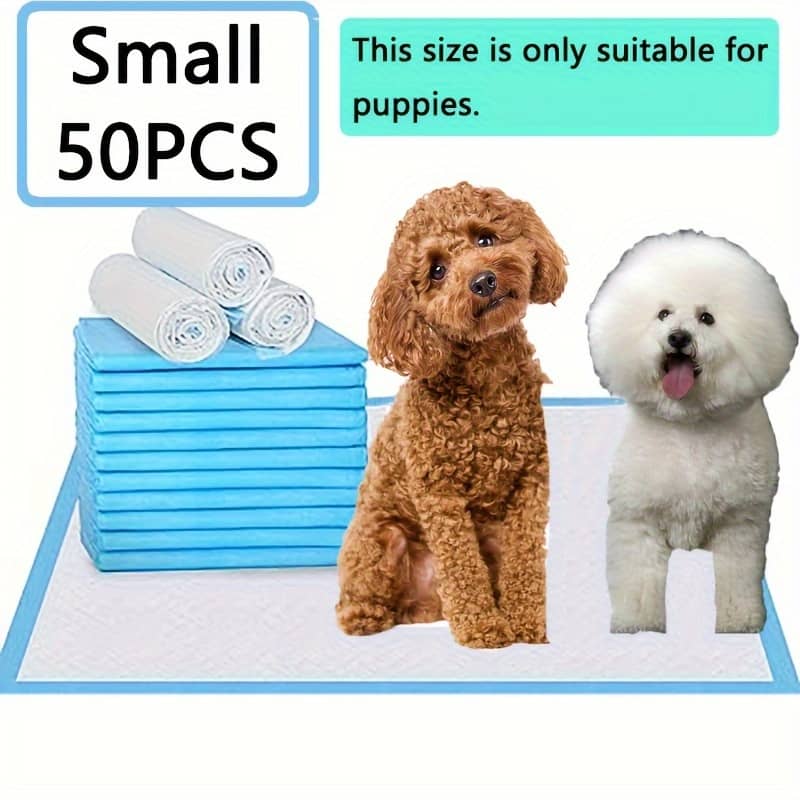50pcs Disposable Dog Training Pads, Pet Deodorizing Diapers, Super Absorbent Puppy Urine Pads For Small, Medium And Large Sized Dogs Disposable Training Pads Shop Online at Dubai Trades 2