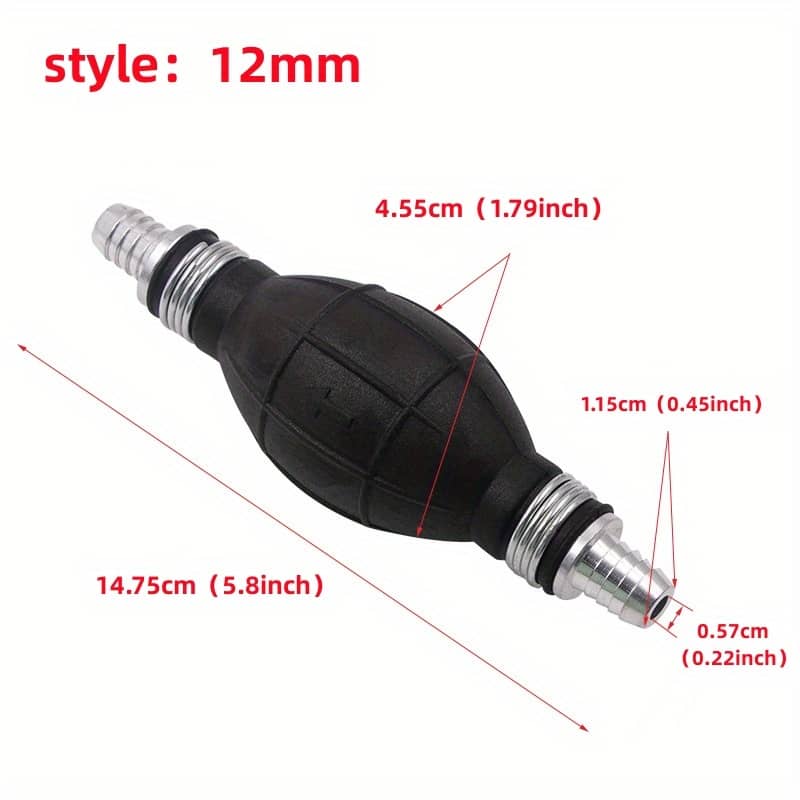 6-12mm Manual Fuel Pump Pipeline, Rubber Aluminum Manual Fuel Primer Bulb, Gasoline Delivery Pump, Used For Automobile, Ship, Yacht Engines Automotive Shop Online at Dubai Trades 2