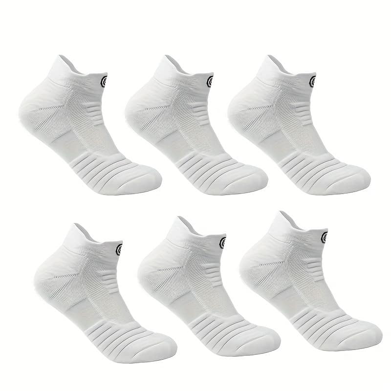 6 Pairs Of Men’s Anti Odor & Sweat Absorption Low Cut Socks, Comfy & Breathable , For Daily & Outdoor Wearing, Spring And Summer Athletic Socks Shop Online at Dubai Trades 2