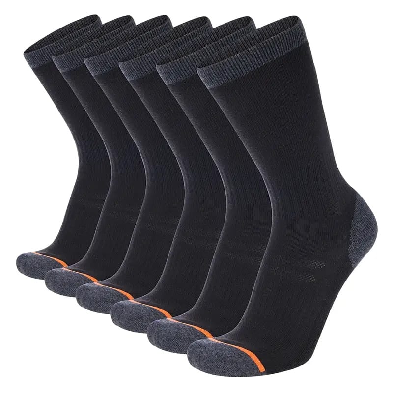 6 Pairs Of Men’s Pattern Crew Socks, Breathable Comfy Casual Unisex Socks For Men’s Outdoor Wearing Wearing Clothing Shop Online at Dubai Trades 2