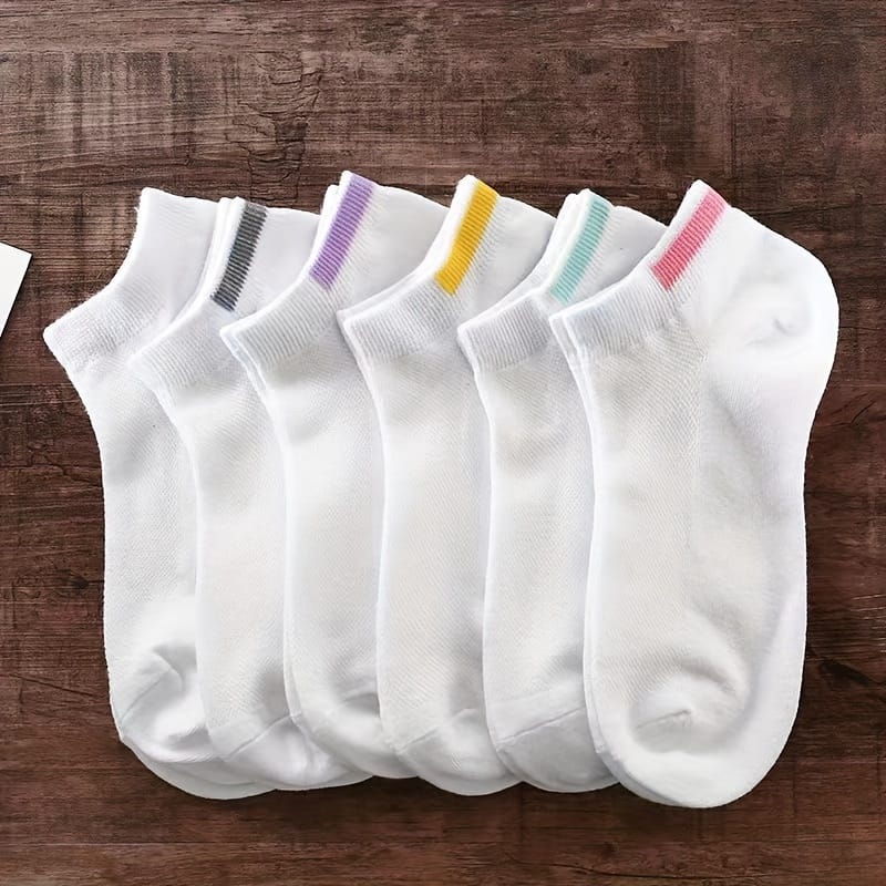 6 Pairs Sports Ankle Socks, Soft & Lightweight Low Cut Socks, Women’s Stockings & Hosiery Accessories Shop Online at Dubai Trades 2