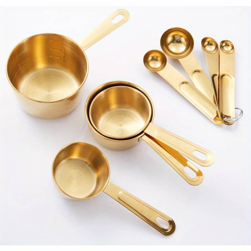 8pcs, Measuring Cups And Set – Stackable, , 8-piece Measuring Set – Measuring Cup Set, Kitchen Accessories, Kitchen Utensils Eid Mubarak Decor Kitchen Accessories Cups Shop Online at Dubai Trades 2