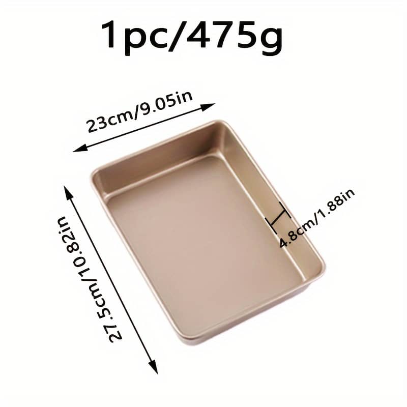 9″x10.6″ Nonstick Carbon Steel Baking Sheet – Cakes, Pizzas & More | Rectangular Tray With Heat Distribution | Essential Tool For Home Baking, Baking Tray For Oven Bakeware Shop Online at Dubai Trades 2