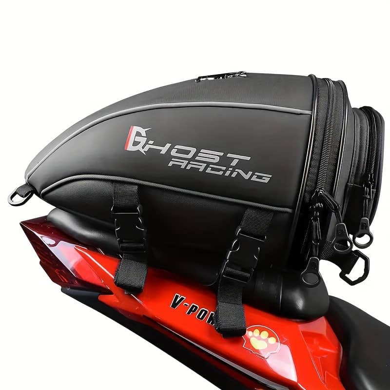 A Motorcycle Saddlebag That Used As A Backpack. Accessories Shop Online at Dubai Trades 2