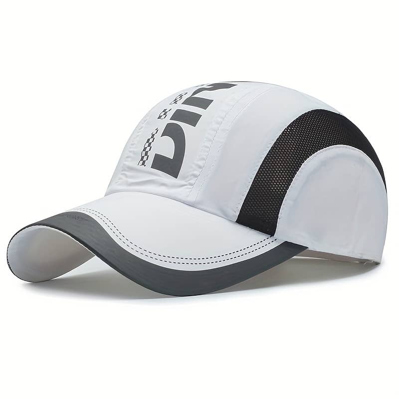 Adjustable Quick-dry Lightweight Baseball Cap, Unisex Fashionable Outdoor Sports Duckbill Hat, Breathable Mesh Uv Protection Snapback Cap Accessories Shop Online at Dubai Trades 2