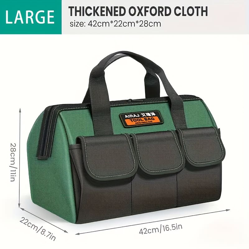 Airaj 13/16/18 Inch Tool Bag Strong Multi-function1680d Oxford Cloth Waterproof Electrician Bag, Multi-pocket Anti-fall Storage Bag Business, Industry & Science Shop Online at Dubai Trades 2