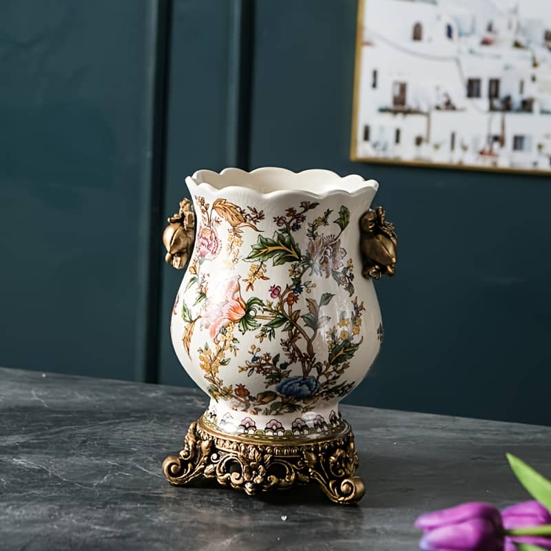 American And European Decoration Ornament Ice Crack Ceramic Vase Home & Kitchen Shop Online at Dubai Trades 2
