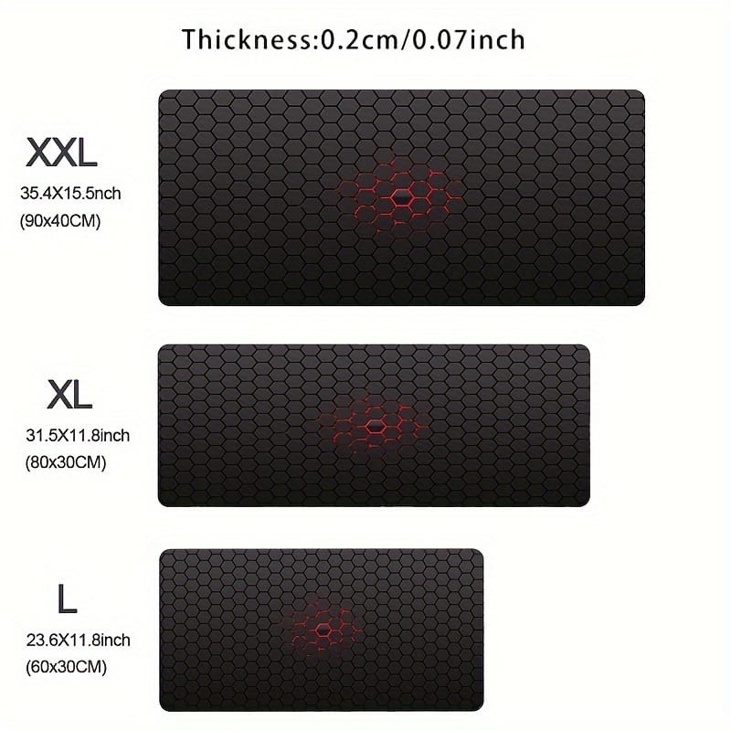 Anime Geometric Large Mouse Pad Computer Accessories Non Slip Mousepad Office Laptop Gamer Keyboard Mat Mouse Mat Rubber Desk Mat Desk Accessories & Workspace Organizers Shop Online at Dubai Trades 2