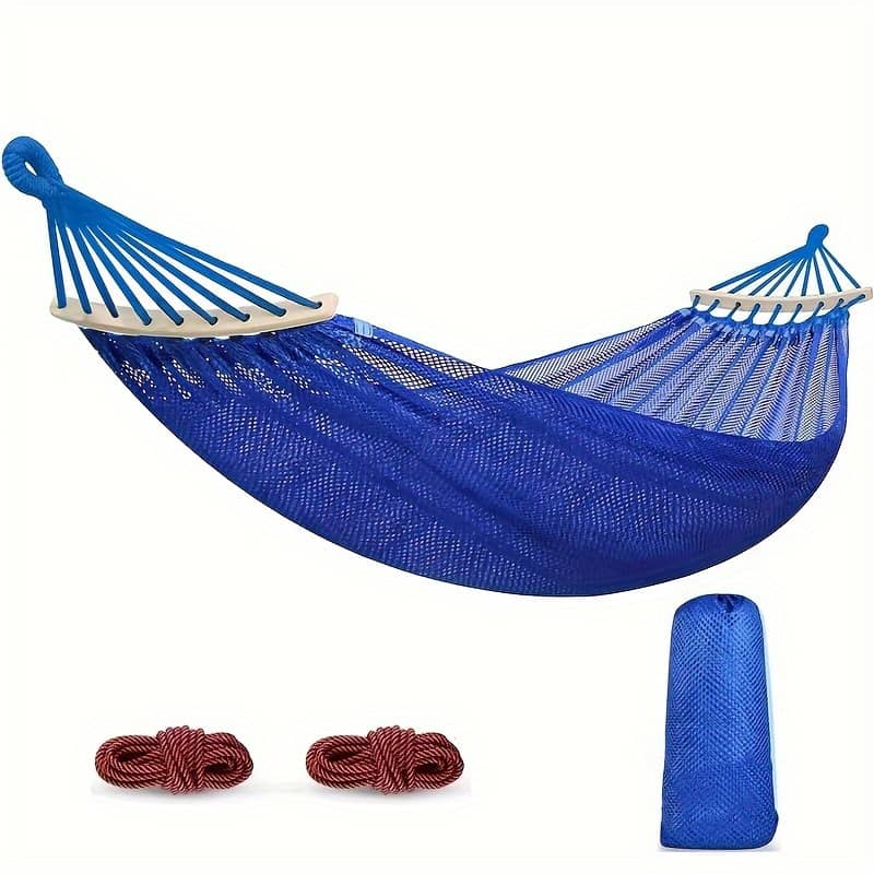 Breathable Knit Fabric With Anti-rollover Bars, Portable Outdoor Mesh With Travel Bag, Hand-washable, Supports Up To 450 Lbs, Suitable 14+ Camping & Hiking Shop Online at Dubai Trades 2