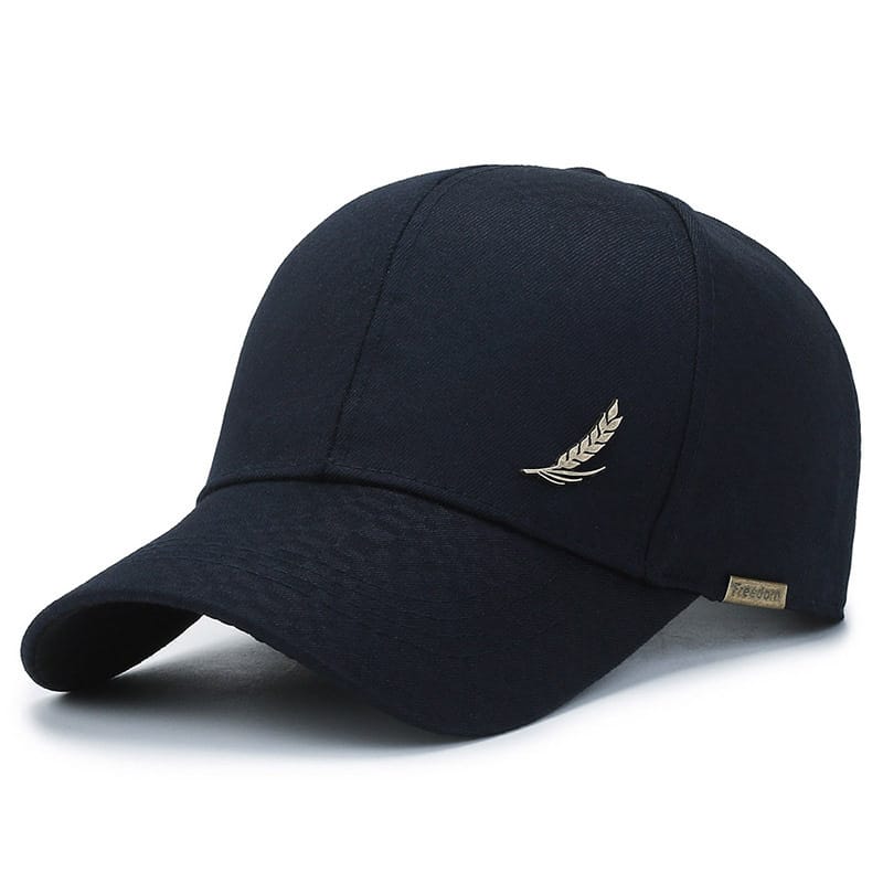 [ Build] Trendy Baseball Cap – Collection, Casual Fashion Hat In Black With Wheat Logo, Polyester, Available In Multiple Colors, Baseball Cap Accessories Shop Online at Dubai Trades 2