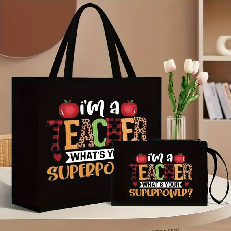 Canvas Tote And For Women – Magnetic Closure Spacious Shoulder Bag With Polyester Lining And Printed Design – Stylish Casual Accessories For Outings, Vacations, Daily Commute Briefcases Shop Online at Dubai Trades 2