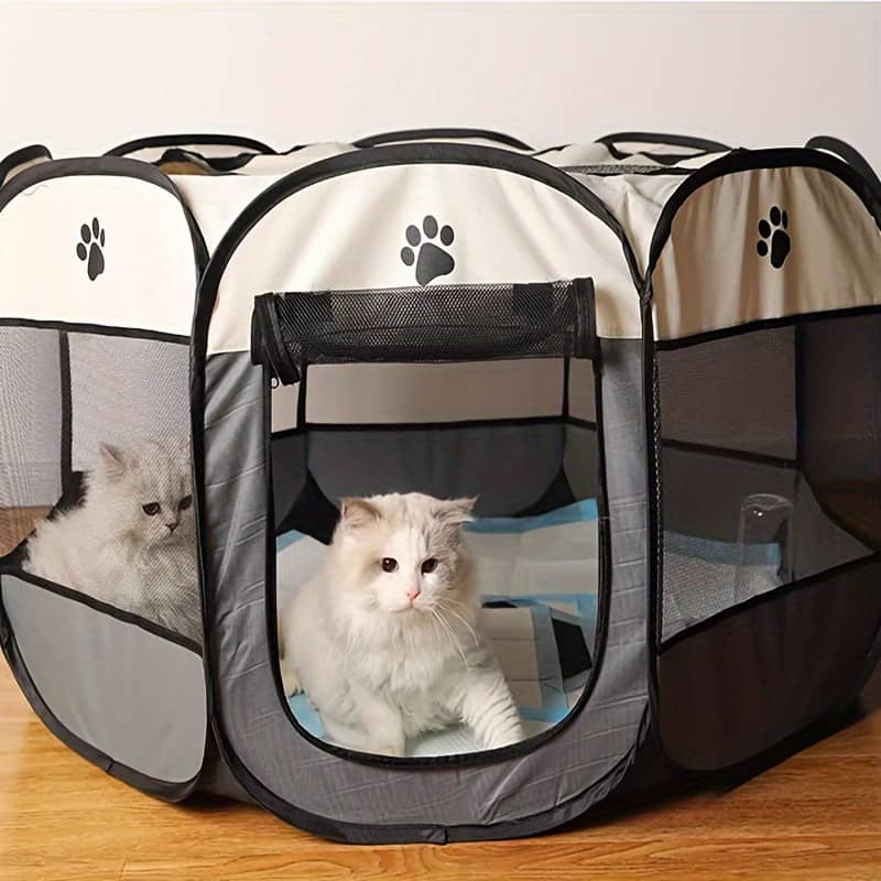 Cat Delivery Room Waiting Box Tent Enclosed Cat Kennel Pet Production Room Beds & Furniture Shop Online at Dubai Trades 2