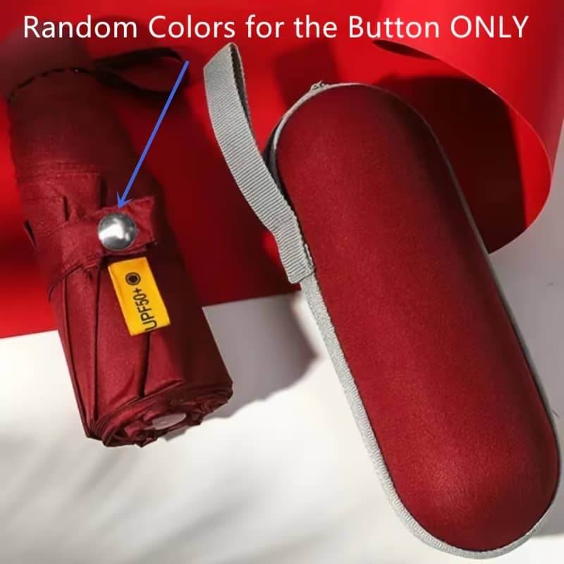 Cute Compact Folding Umbrella, Minimalist Manual Umbrella Clothing, Shoes & Jewelry Shop Online at Dubai Trades 2