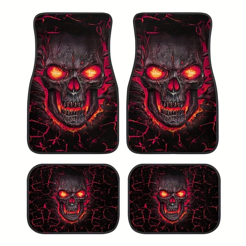 Design 4pcs Car Floor Mat Set – Non-slip, Absorbent Polyester Mats For Fit – Stylish Auto Interior Accessories Automotive Shop Online at Dubai Trades 2