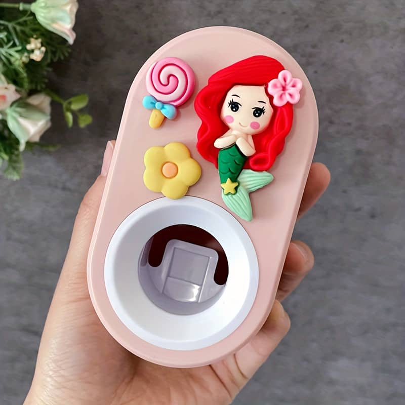Easy-install Dinosaur Cartoon Toothpaste Dispenser – No-drill Wall Mount, Automatic Squeeze Holder For Bathroom Accessories Bath Shop Online at Dubai Trades 2