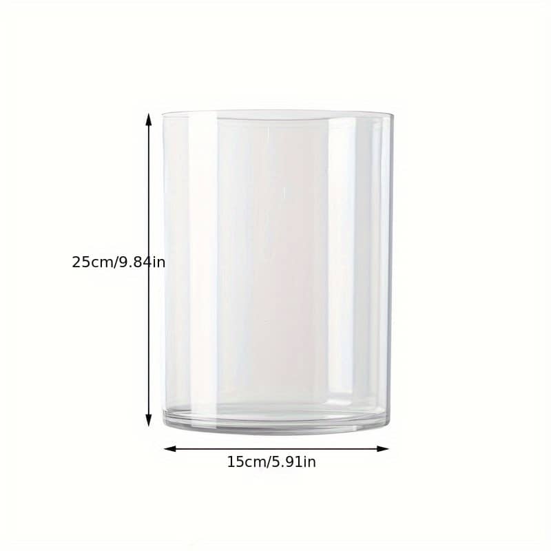 Elegant Acrylic Flower Vase – Transparent, Round Design For Home Decor & Floral Arrangements, Multiple Sizes Available Home & Kitchen Shop Online at Dubai Trades 2