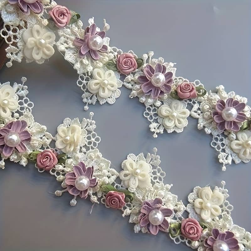 Elegant & Beaded Lace , 1 – Embroidered Applique For Diy Crafts, Wedding Dresses & Outfits Arts, Crafts & Sewing Shop Online at Dubai Trades 2