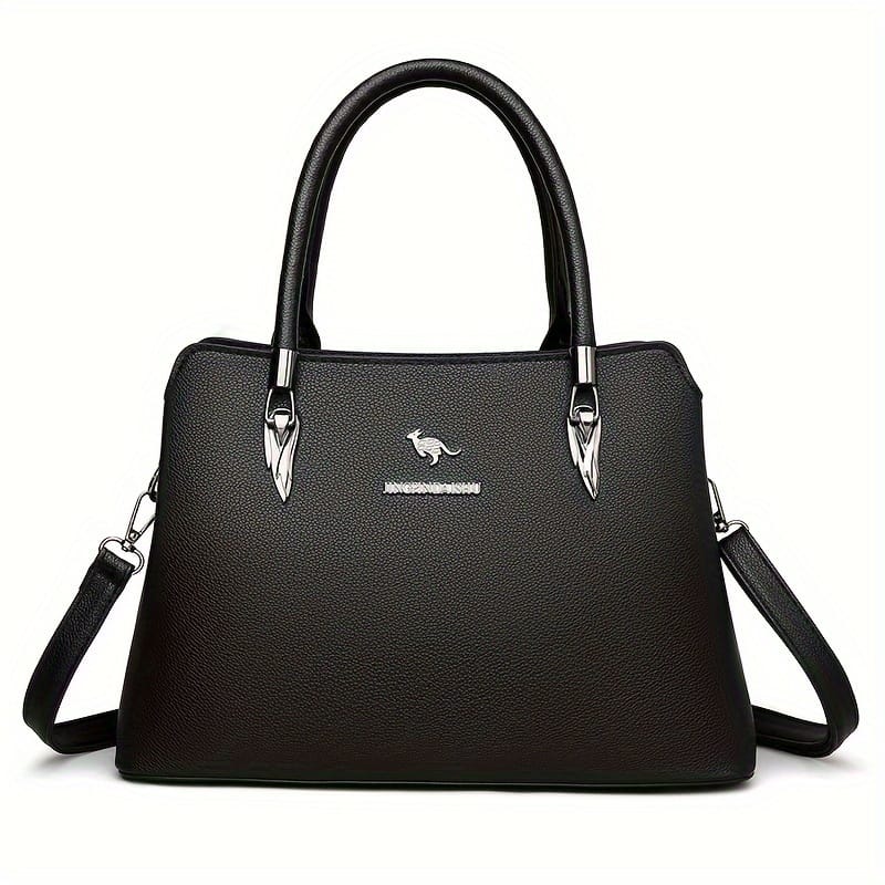 Elegant Black Tote Bag For Women – Large Capacity Shoulder & Crossbody Purse With Adjustable Strap, Commuting, Travel, And Shopping, Crossbody Bag Clothing, Shoes & Jewelry Shop Online at Dubai Trades 2