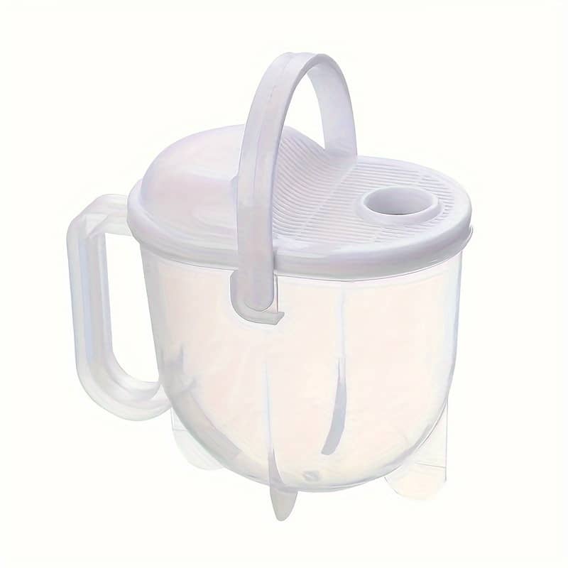 Ergonomic Rice Washer With Strainer Lid – Durable Pp, Manual Kitchen Tool For Rice, Beans, Fruits & Vegetables, Grain, Cleaning, Kitchen Accessories Business, Industry & Science Shop Online at Dubai Trades 2