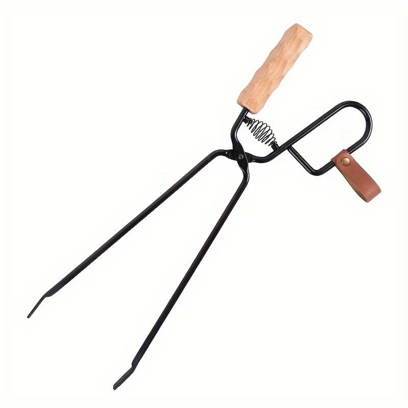 Extra-long & Thick Heat-resistant Charcoal Tongs For Outdoor Bbqs – Iron, Non-food Grade, Wood Charcoal, Fire Pit Barbecue Tongs Shop Online at Dubai Trades 2