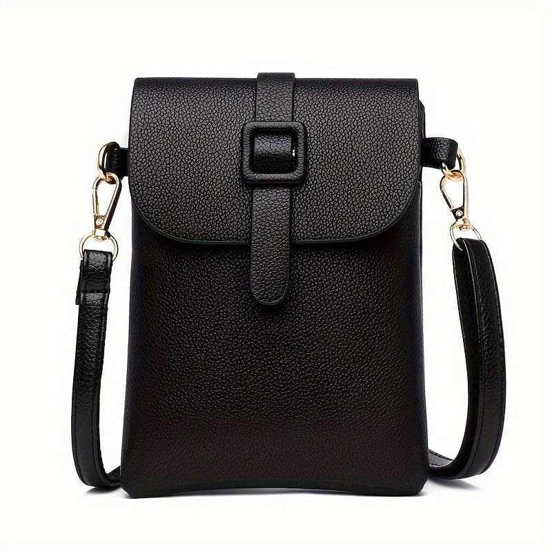 Fashionable Men’s Crossbody Bag, Simple Solid Color Flap Shoulder Bag, Daily Outdoor, Lightweight Mobile Phone Bags Clothing, Shoes & Jewelry Shop Online at Dubai Trades 2