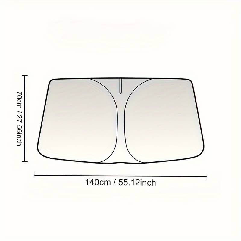 Fit Portable Car Sunshade – Front Window Thermal Windshield Protector Automotive Shop Online at Dubai Trades 2