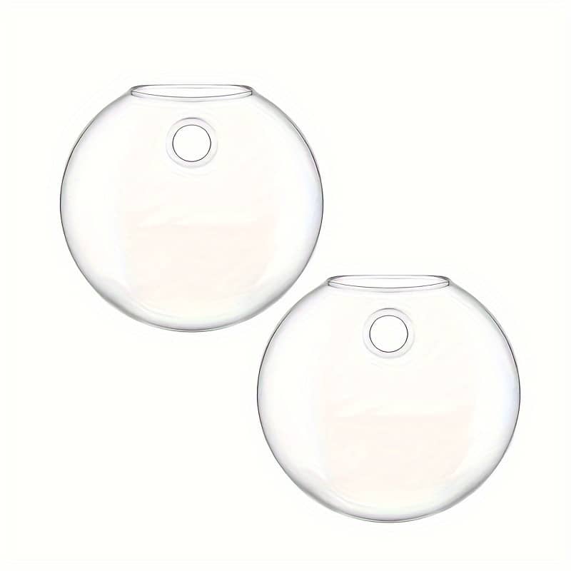 Flat Round Decorative Hanging Hydroponic Plant Glass Bottle Gardening & Lawn Care Shop Online at Dubai Trades 2