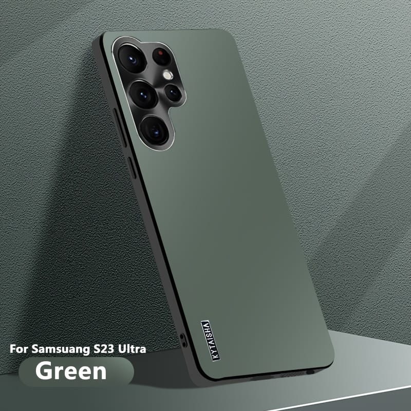 For Galaxy S23 Phone Case Matte Frosted Metal Lens Frame Soft Silicone Anti-fall Protective Cover Basic Cases Shop Online at Dubai Trades 2