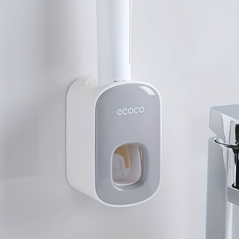Fully Automatic High-end Toothpaste Squeezer For Bathroom, Home Use, Wall-mounted Toothpaste Holder Without Drilling Holes Bathroom Safety, Aids & Accessories Shop Online at Dubai Trades 2