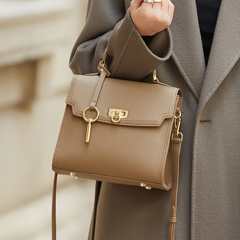 Genuine Leather Handbag, Luxury Small Crossbody Bag, Elegant Shoulder Purse For Women Clothing, Shoes & Jewelry Shop Online at Dubai Trades 2