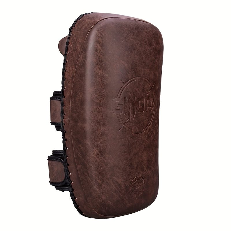 Gingpai Vintage Curved Punch Mitts For Kickboxing Muay Thai – Thickened Arc-shaped Hand For Adults, Universal Fit, High-density Pu Leather Construction Boxing Shop Online at Dubai Trades 2