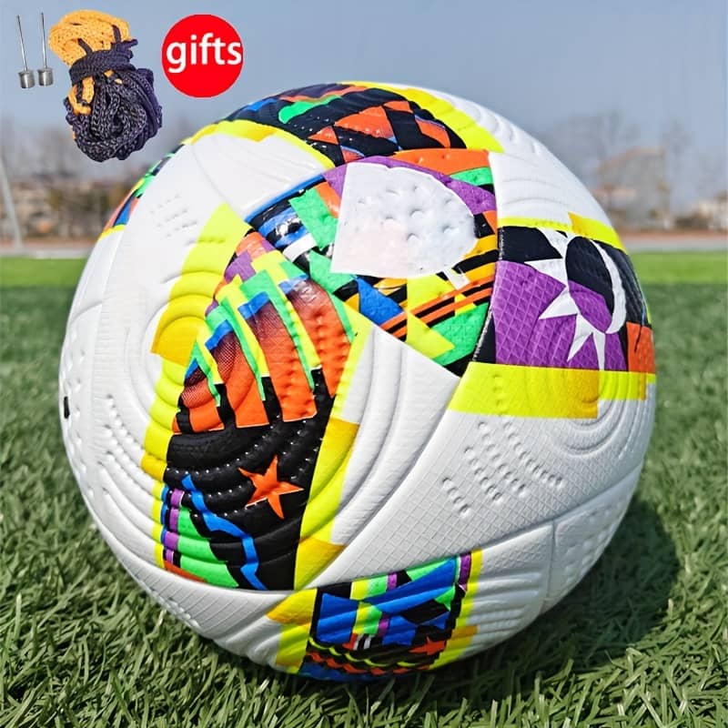 High-durability No.5 Soccer Ball – Seamless Leather, Explosion-proof & Wear-resistant For Adult Training And Competition Balls Shop Online at Dubai Trades 2