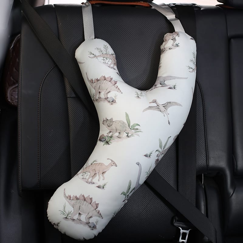 Kids Car Seat Neck Pillow, Y-shaped Safety Belt Travel Cushion, Adjustable Shoulder Pad, Creative Design For Long Drives, Train, Airplane – Polyester Fiber, 1-pack Accessories Shop Online at Dubai Trades 2
