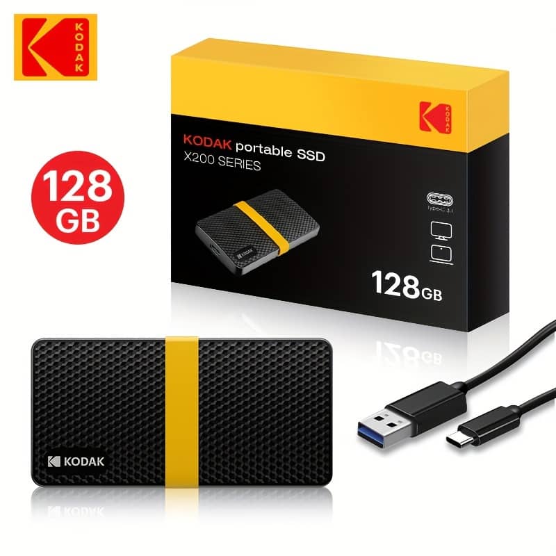 Kodak External Ssd Hard Drive Hd Externo 1tb Usb3.1 Portable Ssd 128gb 256b 512gb 1tb For Laptops Smartphone Ps4 Computers & Accessories Shop Online at Dubai Trades 2