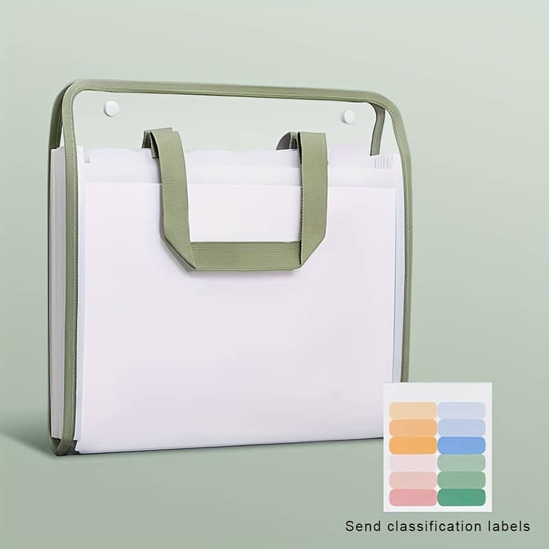 Large Capacity A4 Vertical File Organizer – 13-pocket Expanding Document Holder, Waterproof, Abs Plastic, Ideal For Students & Office Use, For Return School Expanding Files & Wallets Shop Online at Dubai Trades 2