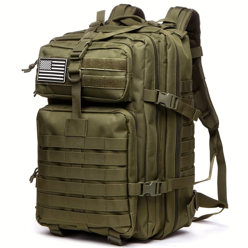 Large Military-style Outdoor Backpack Designed For A Assault, Featuring A 50l Capacity And Molle System. Hunting & Fishing Shop Online at Dubai Trades 2