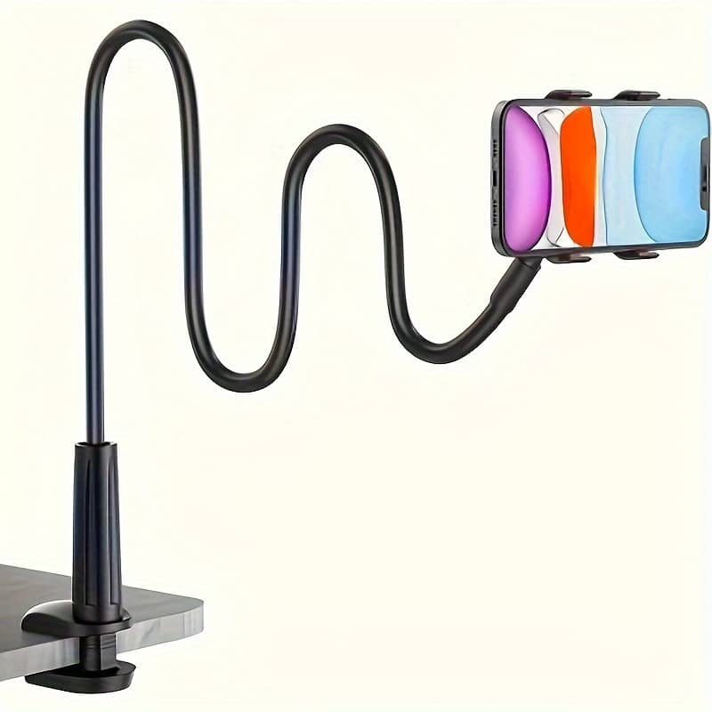 Long Arm Gooseneck Phone Holder For Iphone 15 Pro Max, 12, 13, 14 Accessories Shop Online at Dubai Trades 2