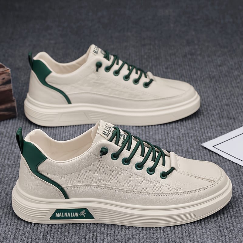 Men’s Low Top Skate Shoes With Elastic Shoelace, Non Slip Comfy Casual Shoes For Outdoor Walking Jogging, Spring And Summer Athletic Shop Online at Dubai Trades 2
