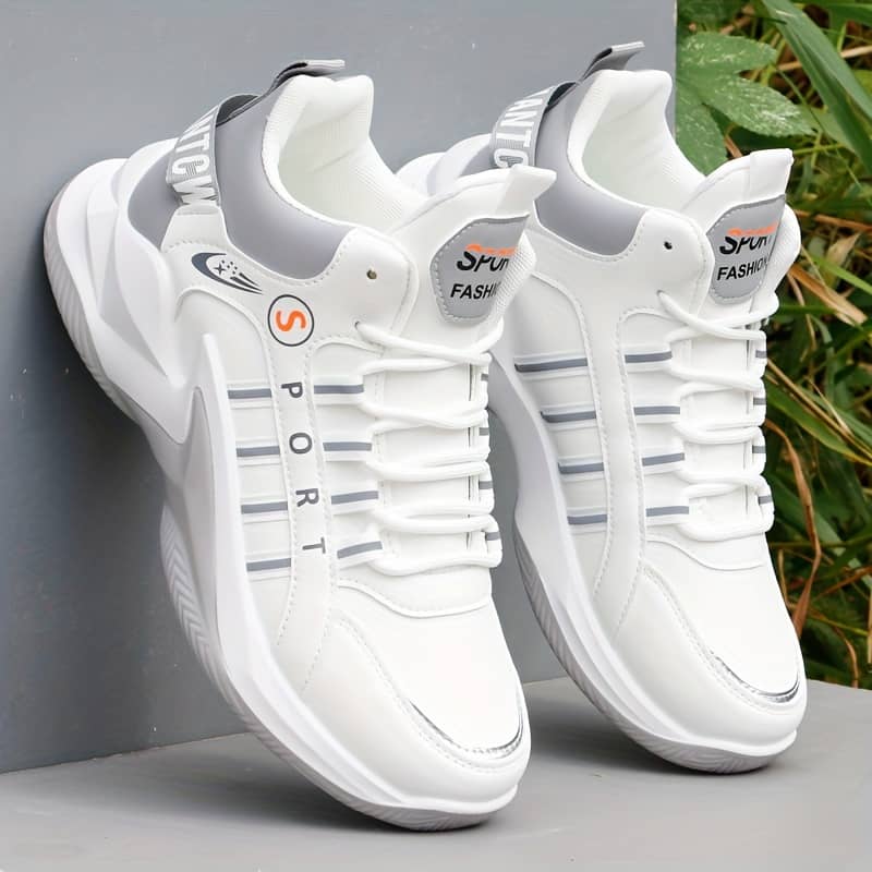 Men’s Middle Top Lace Up Non Slip Sneakers For Outdoor Jogging Workout Basketball Clothing, Shoes & Jewelry Shop Online at Dubai Trades 2