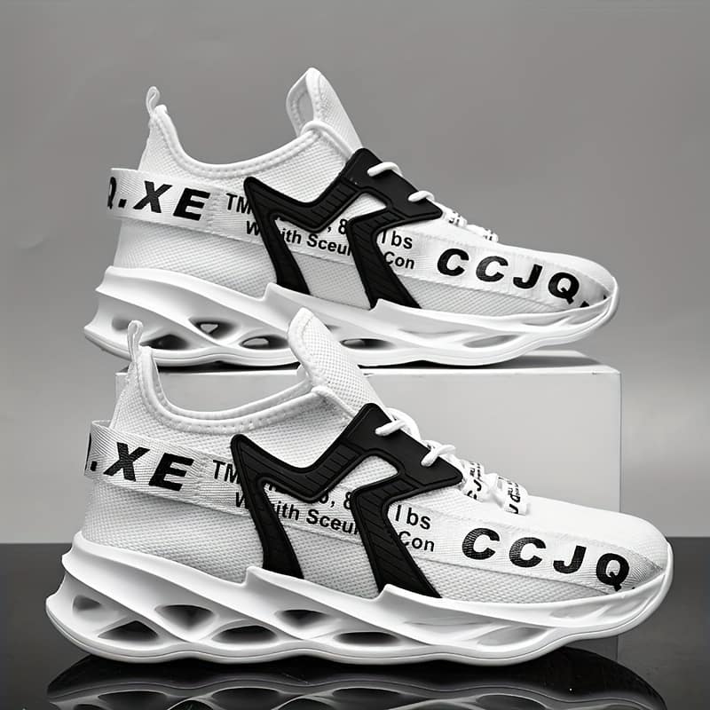 Men’s Style Blade Type Sneakers, Comfy Non Slip Shock Absorption Shoes For Men’s Outdoor Activities Clothing, Shoes & Jewelry Shop Online at Dubai Trades 2