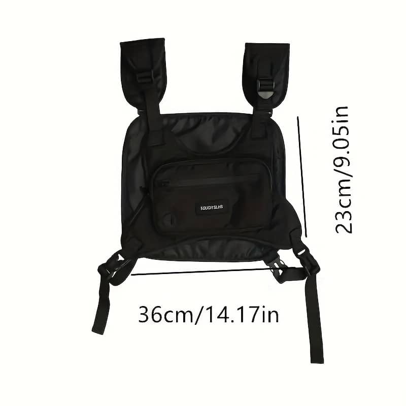 Men’s Tactical Vest Bag – Oxford Material, Fashionable Casual Chest Pack For Clothing, Shoes & Jewelry Shop Online at Dubai Trades 2