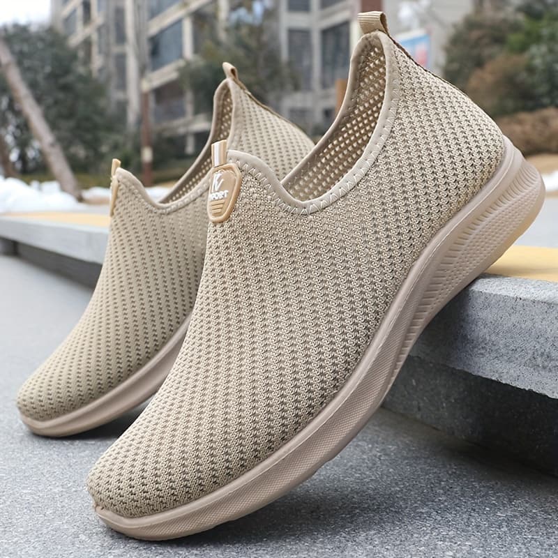 Men’s Trendy Woven Knit Breathable Sneakers, Comfy Non Slip Soft Sole Slip On Shoes For Men’s Outdoor Activities Clothing, Shoes & Jewelry Shop Online at Dubai Trades 2