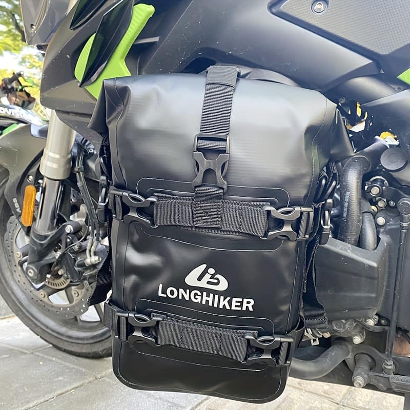 Motorcycle Riding Bumper Waterproof Bag Wear-resistant Side Bag, Single-shoulder Back Bicycle Motorcycle Bag, Large-capacity Tool Bag Storage Bag Accessories Shop Online at Dubai Trades 2