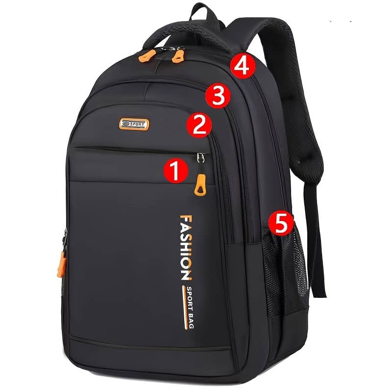 Multi Layer Zippered Backpack, Large Capacity Travel Backpack, Backpack For Men And Women, Backpack, Student Backpack Backpacks Shop Online at Dubai Trades 2