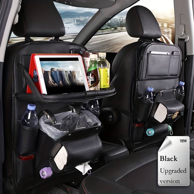 Multifunctional Car Trunk Hanging Bag And With Dining Table Tray – Interior Accessories For Garbage And Storage Automotive Shop Online at Dubai Trades 2