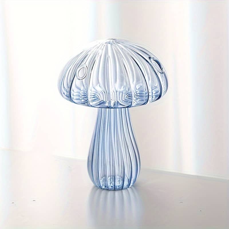 Mushroom-shaped Glass Vase For – Home Decor & Hydroponic Plants, Ideal Holiday Gift Home & Kitchen Shop Online at Dubai Trades 2