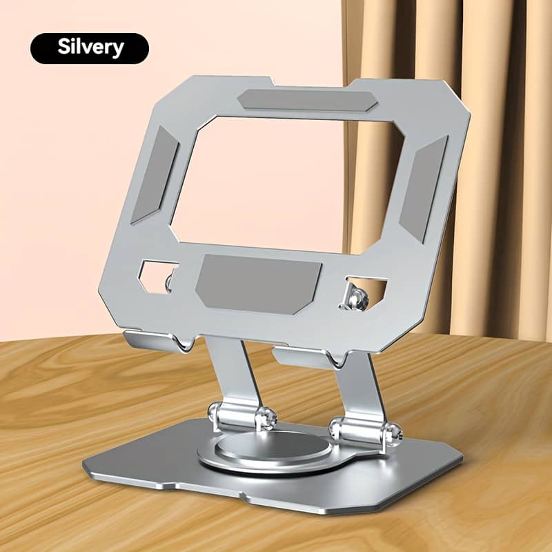 New Aluminum Golden Tablet Phone Stand, Hollowed Out 360-degree Rotating Adjustable Laptop Cooling Stand, Desktop Stand For Watching Tv Shows. Computers & Accessories Shop Online at Dubai Trades 2