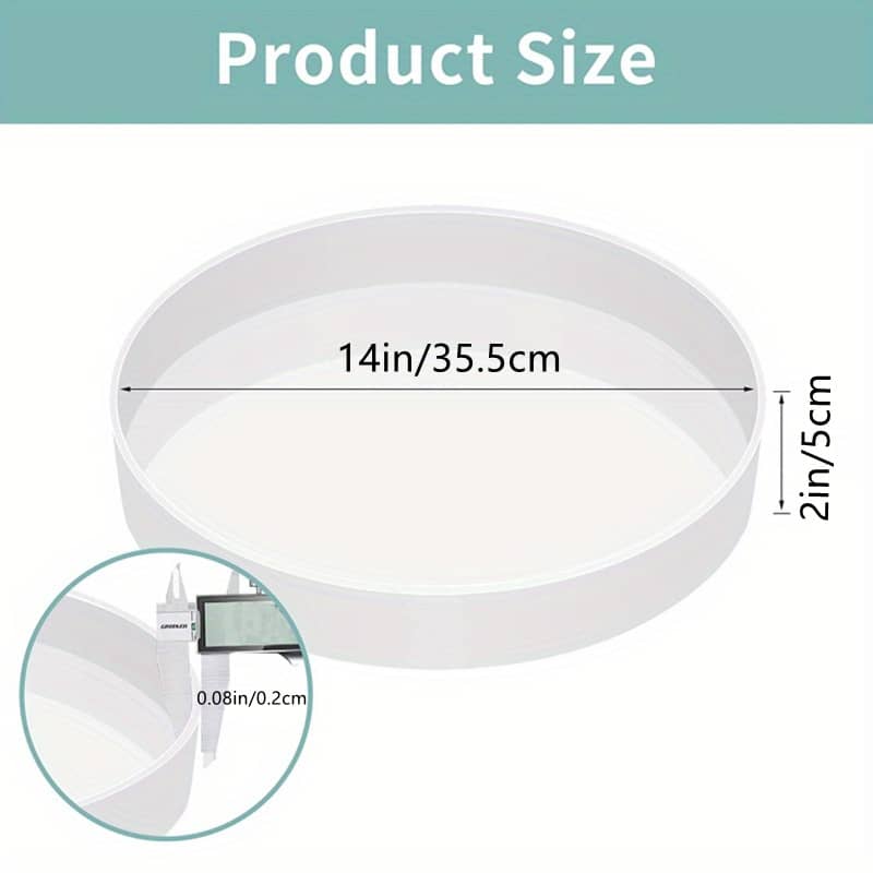 Oversize Resin Table Mold 14 Inch Round Silicone Epoxy Resin Molds For River Table, Diy Crafts, Cutting Board, Desktop Decoration Arts, Crafts & Sewing Shop Online at Dubai Trades 2