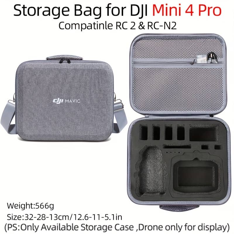 Porseejie 4 Pro & Rc-n2 Case – Eva Shoulder Bag, Portable Protective Carrying Box For Photography And Gear Accessories & Supplies Shop Online at Dubai Trades 2