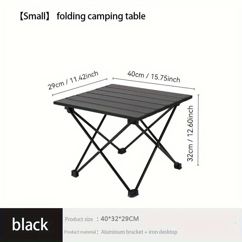 Portable Aluminum Alloy Folding Table For Outdoor Picnic, Camping, And Bbq – , Lightweight, With Sturdy Leg Base Design, Foldable For And Storage Camping & Hiking Shop Online at Dubai Trades 2